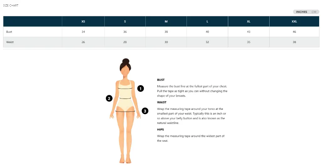 Ma'am Arts - Aadews Size chart.webp