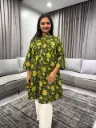 Forest Floral Pure Cotton Tunic