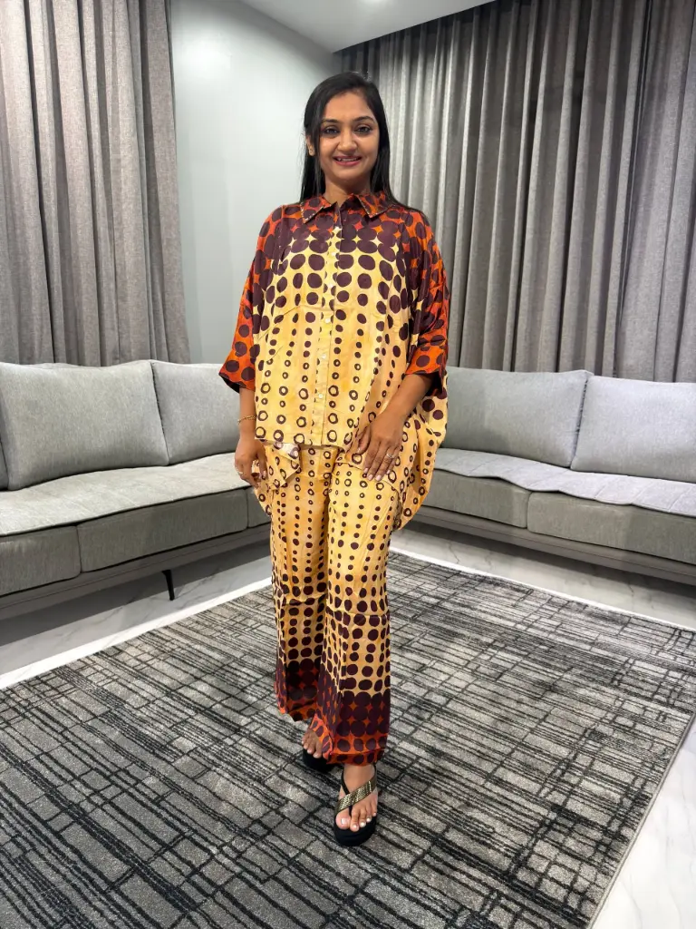 Desert Eclipse Premium Viscose Santoon Co-ord Set