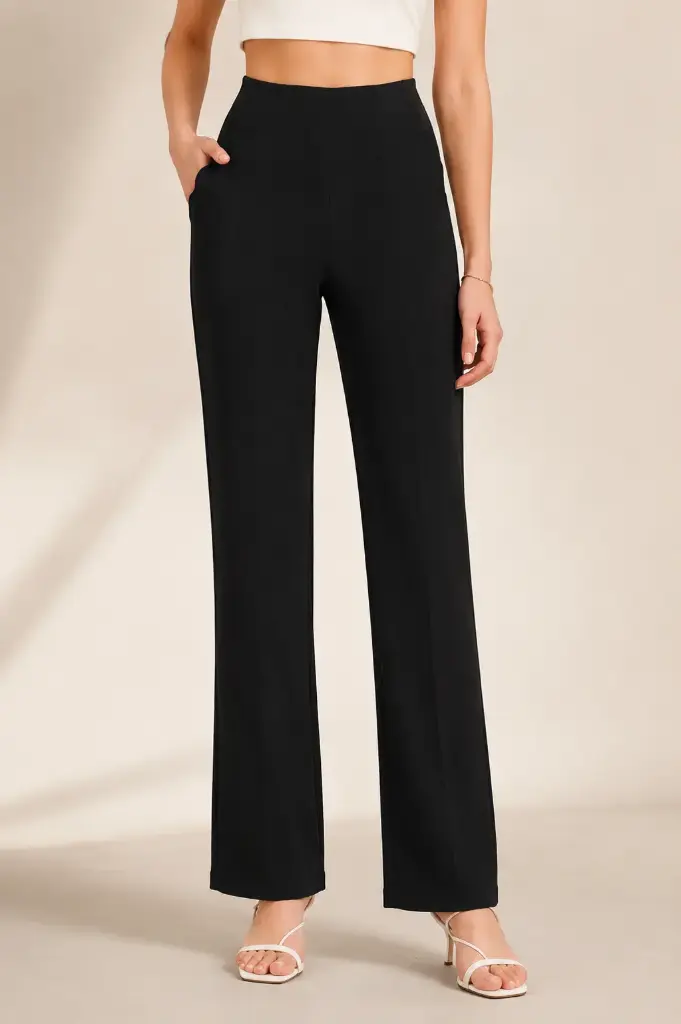 Noir Comfort Stretch Palazzo