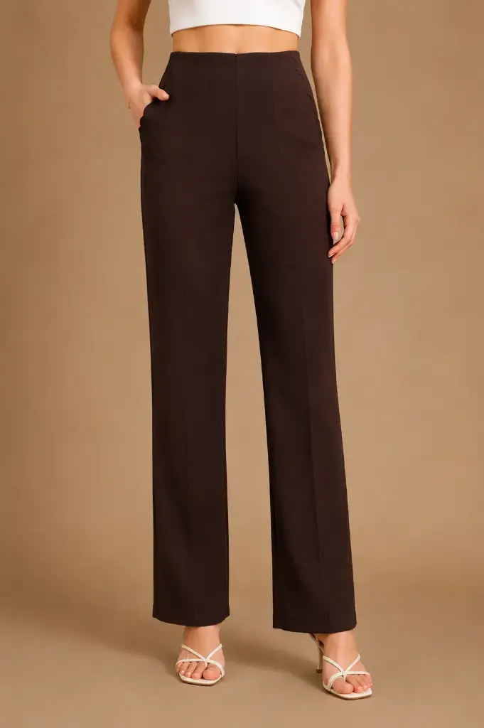 Mocha Luxe NRO Palazzo Pant