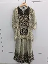 Sage Bloom Muslin Silk Co-Ord Set
