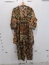 Heritage Rust Muslin Silk Co-Ord Set