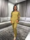 Olive Green Premium Viscose Co-Ord Set