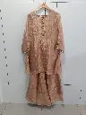 Blush Rose Crush Shimmer Designer Co-ord Set