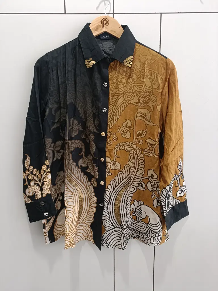Ebony Mustard Viscose Muslin Designer Shirt