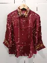 Ruby Maze Natural Crepe Shirt