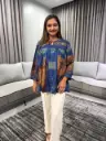 Indigo Artisan Pure Cotton Top
