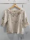 Sand Dune Embroidered Top