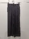 Midnight Black Imported Linen Wide Leg Palazzo