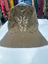 Olive Leaf Embroidered Pure Cotton Tunic