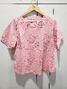 Blush Bloom Premium Soft Linen Top
