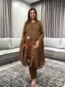 Cocoa Blossom Pure Mull Cotton Suit Set