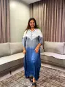 Ocean Mist Gazzi Silk Kaftan