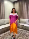 Royal Orchid Gazzi Silk Kaftan