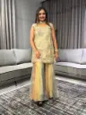 Pastel Bloom Pure Crush Banarasi Co-Ord Set