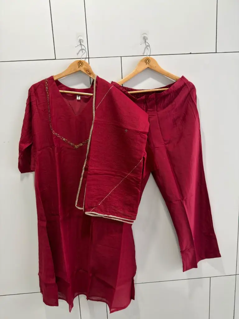 Ruby Grace Banarasi Mull Chanderi Kurta Set