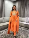 Elegant Heritage Banarasi Mull Chanderi Kurta Set