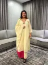 Ivory Vintage Hand Work Banarasi Mull Chanderi Kurta Set