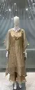 Golden Glow Glass Tissue Kaftan Set
