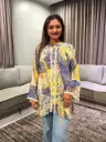 Pastel Paisley Viscous Crepe Top