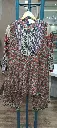 Rust Red Ethnic Block Print Viscose Crepe Co-Ord Set
