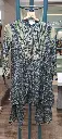 Teal Blue Ethnic Block Print Viscose Crepe Co-Ord Set