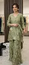 Sage Elegance Embroidered Co-Ord Set