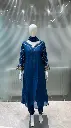 Peacock Blue Hand-Worked Banarasi Mull Chanderi Suit