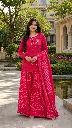 Rani Pink Bandhani Printed Pure Mull Cotton 3-Piece Sharara Set