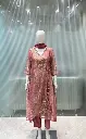 Dusty Pink Zardozi Hand-Worked Glass Tissue Angrakha Palazzo Set