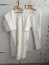 Ivory Grace Embroidered Cotton Kurta Set