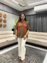 Earthy Elegance Linen Top