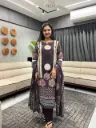 Royal Plum Designer Cotton Kurta Set