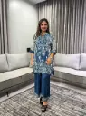 Indigo Grace Printed Crepe Co-ord Set
