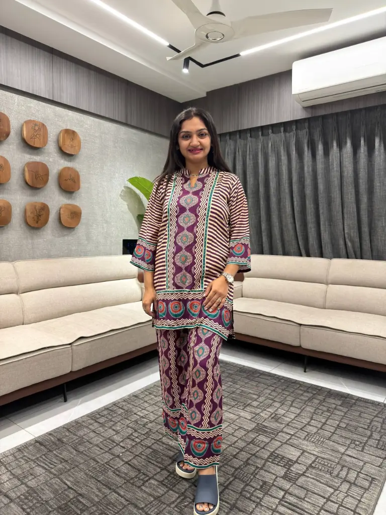 Classic Tribe Muslin Co-ord Set