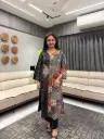 Black Heritage Bandhani Ajrakh Set