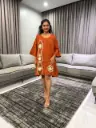 Rust Bloom Dori Work Tunic