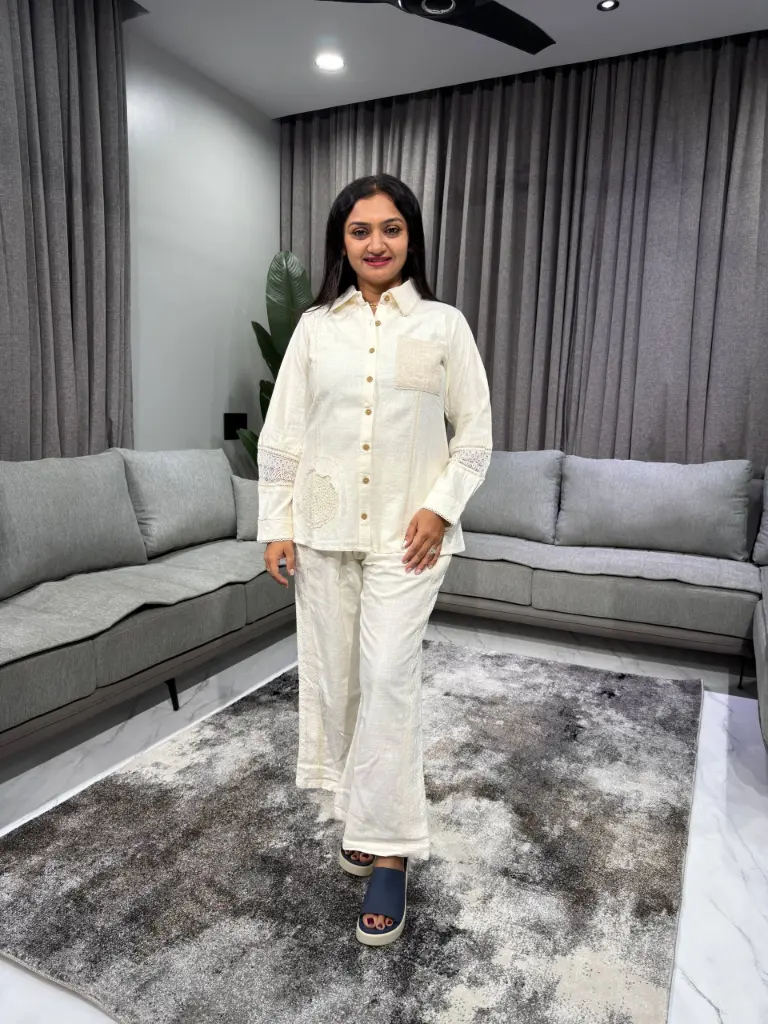Ivory Grace Mull Cotton Set