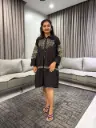 Royal Black Cotton Tunic