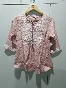 Rosy Charm Embroidered Top