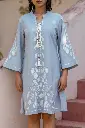 Sky Bloom Mull Tunic