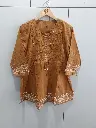 Hazel Handwork Cotton Top