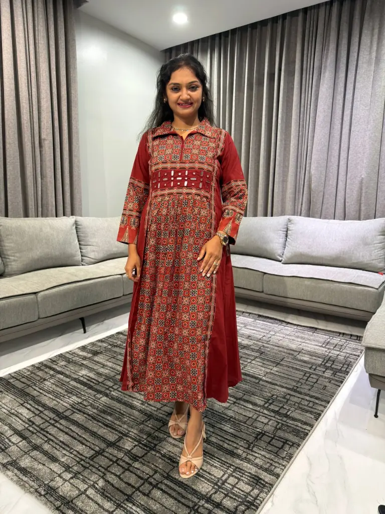Ruby Royale Cotton Dress