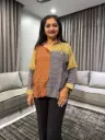Urban Mosaic Muslin Shirt Top