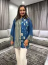 Indigo Heritage Muslin Shirt Top