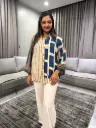 Urban Stripe Muslin Shirt Top