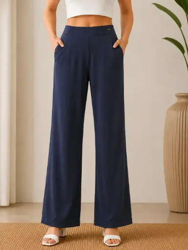 Midnight Comfort Tensil Palazzo Pants