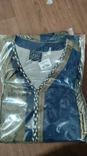 Indigo & Sage Kalamkari Viscose Muslin Kurta Set