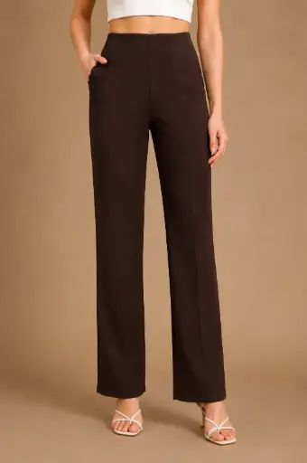 Mocha Luxe NRO Palazzo Pant